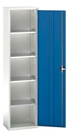Produktfoto 1 von Bott Schrank Typ Regalschrank Freistehend 1 Tür/en 4 Regal/e 0 Schublade/n 2000 mm 525mm Abschließbar 350 mm Stahlblech