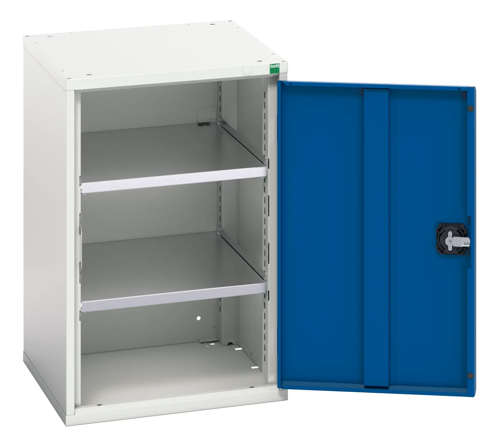 Produktfoto 1 von Bott Schrank Typ Regalschrank Freistehend 1 Tür/en 2 Regal/e 0 Schublade/n 800 mm 525 mm Ja 550 mm Stahlblech