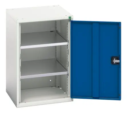 Produktfoto 1 von Bott Schrank Typ Regalschrank Freistehend 1 Tür/en 2 Regal/e 0 Schublade/n 800 mm 525mm Abschließbar 550 mm Stahlblech