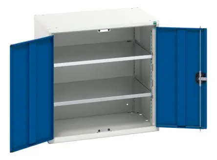 Produktfoto 1 von Bott Schrank Typ Regalschrank Freistehend 2 Tür/en 2 Regal/e 0 Schublade/n 800 mm 800mm Abschließbar 550 mm Stahlblech