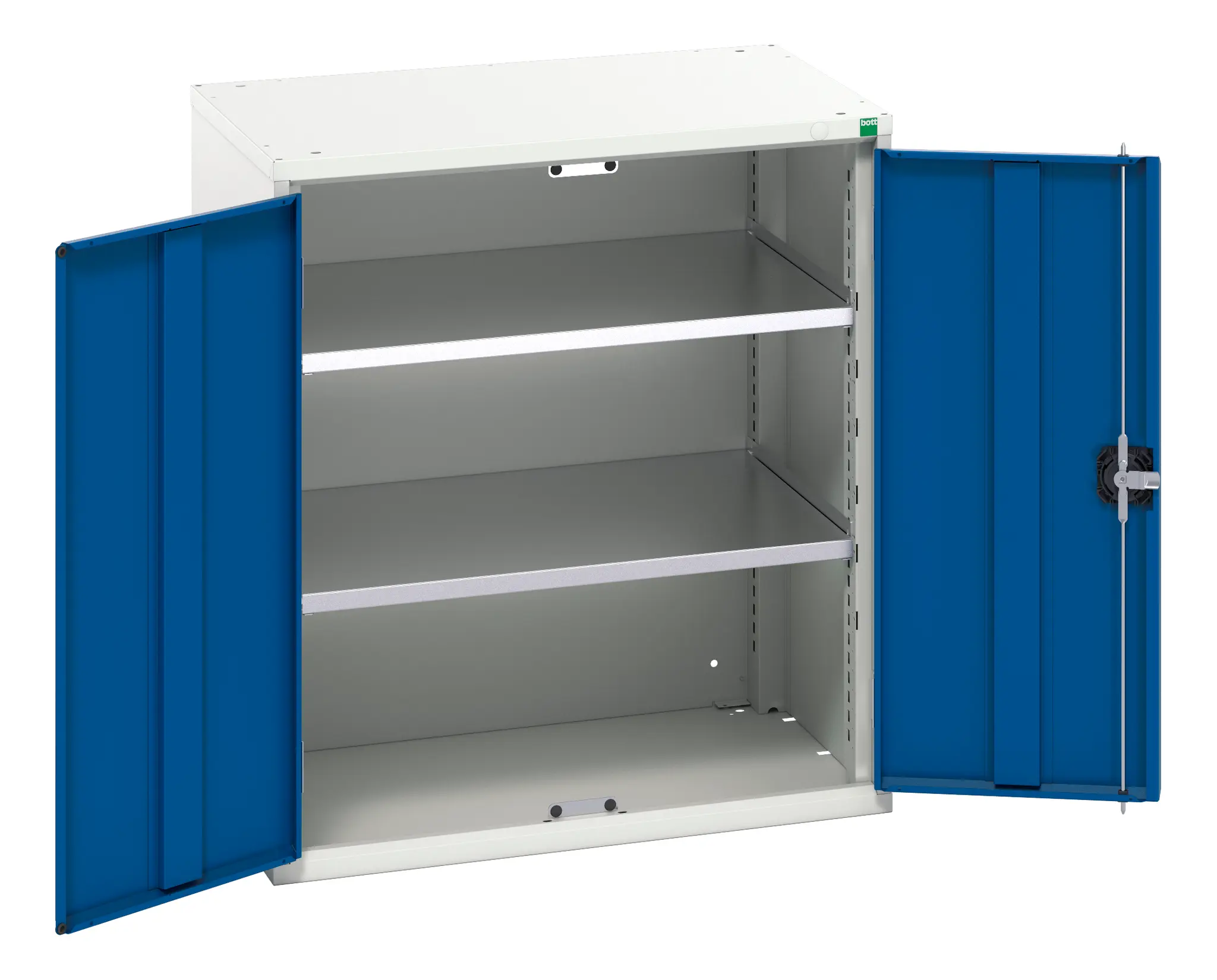 Produktfoto 1 von Bott Schrank Typ Regalschrank Freistehend 2 Tür/en 2 Regal/e 0 Schublade/n 900 mm 800 mm Ja 550 mm Stahlblech