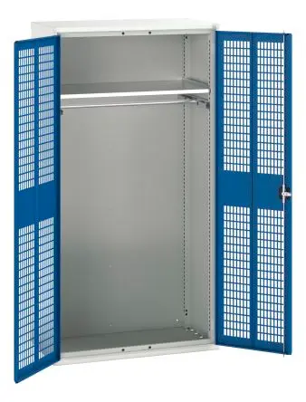 Produktfoto 1 von Bott Schrank Typ Bestückter Schrank Freistehend 2 Tür/en 1 Regal/e 0 Schublade/n 2000 mm 1050mm Abschließbar 550 mm