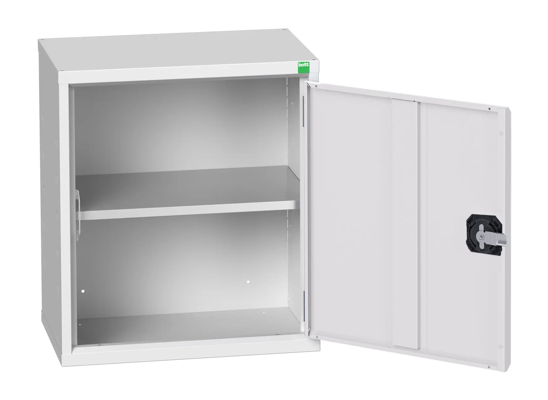 Produktfoto 1 von Bott Schrank Typ Schrank mit Ablage Freistehend 1 Tür/en 1 Regal/e 0 Schublade/n 600 mm 525 mm Ja 350 mm Stahlblech