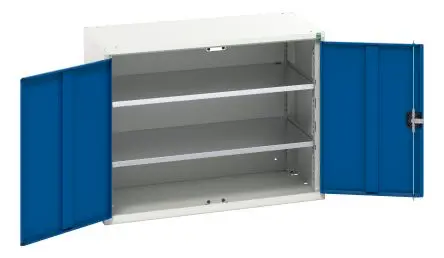 Produktfoto 1 von Bott Schrank Typ Regalschrank Freistehend 2 Tür/en 2 Regal/e 0 Schublade/n 800 mm 1050mm Abschließbar 550 mm Stahlblech