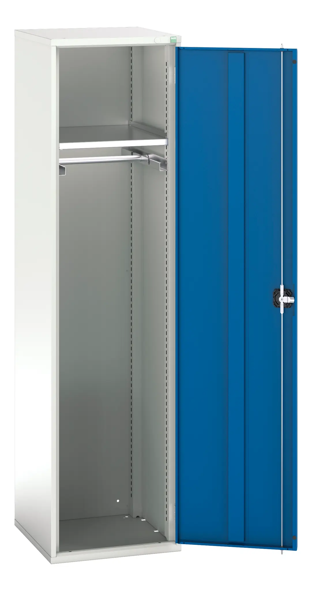 Produktfoto 1 von Bott Schrank Typ Schrank mit Ablage Freistehend 1 Tür/en 1 Regal/e 0 Schublade/n 2000 mm 525 mm Ja 550 mm Stahlblech
