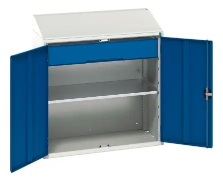 Produktfoto 1 von Bott Schrank Typ Schrank mit Ablage Freistehend 2 Tür/en 1 Regal/e 1 Schublade/n 1130 mm 1050mm Abschließbar 550 mm