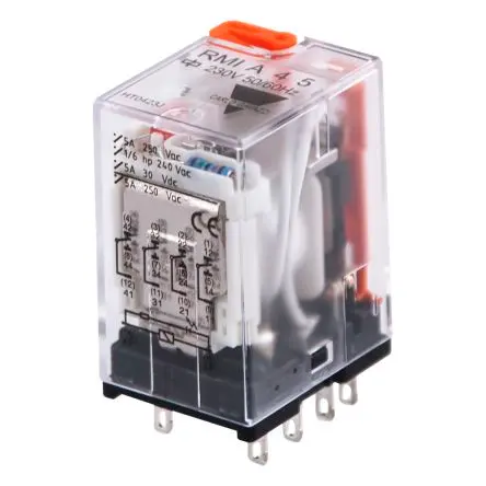 Produktfoto 1 von Carlo Gavazzi RMIA Leistungsrelais 24V ac Spule 4-poliger Wechsler 5A 177 Ω 1.1 W