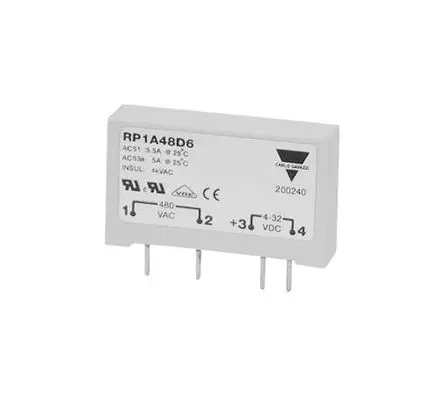Produktfoto 1 von Carlo Gavazzi RP1 Leiterplattenmontage Halbleiterausgang 230 V ac 32V dc / 6 A