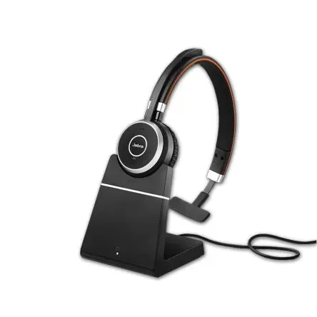 Produktfoto 1 von Jabra Evolve 65 SE + Link 380a Grau, Schwarz Am Ohr