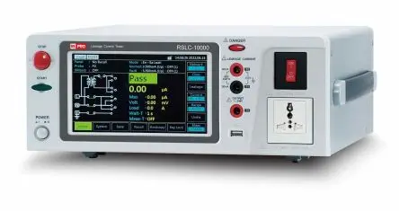 Produktfoto 1 von RS PRO RSLC-10000 Isolationsprüfer 100 V, 50mA, 240 V Leckstromprüfer CAT