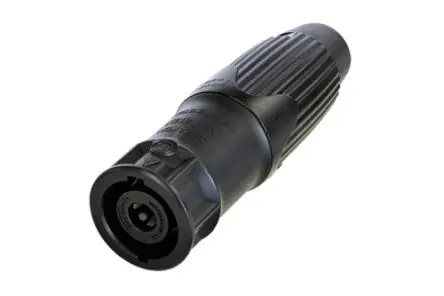 Produktfoto 1 von Neutrik NLT8MX Leistungssteckverbinder Schwarz 2P+PE, 250V ac, Stecker Gerade IP50 30A