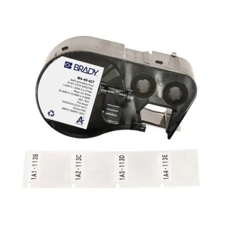 Produktfoto 1 von Brady Etikett Schwarz für BMP41, BMP51, BMP53, M410, M510, M511 auf Klar 25.4 mm 25.4 mm 25.4 mm 25.4 mm
