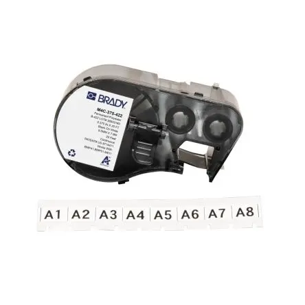 Produktfoto 1 von Brady Etikett Schwarz für BMP41, BMP51, BMP53, M410, M510, M511 auf Weiß, Schwarz 7.62 m 9.53 mm 7.62 m 9.53 mm