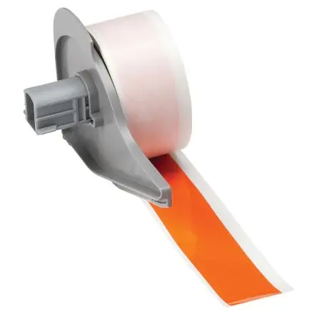 Produktfoto 1 von Brady Etikett B. 25.4 mm für BMP71, M710 1 pro Paket auf Orange 15.24 m Vinyl