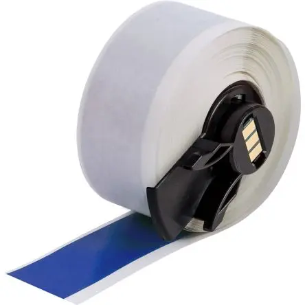 Produktfoto 1 von Brady Etikett B. 25.4 mm für BMP61, BMP71 (mit Medienadapter), M610, M611, M710 (mit Medienadapter) 1 Per Pack auf Blau