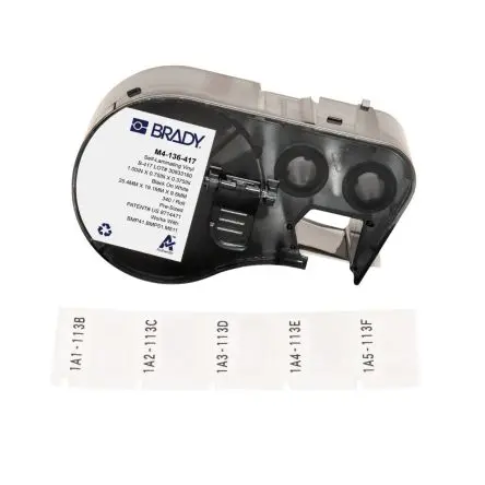 Produktfoto 1 von Brady Etikett Schwarz für BMP41, BMP51, BMP53, M410, M510, M511 auf Klar 25.4 mm 19.05 mm 25.4 mm 25.4 mm