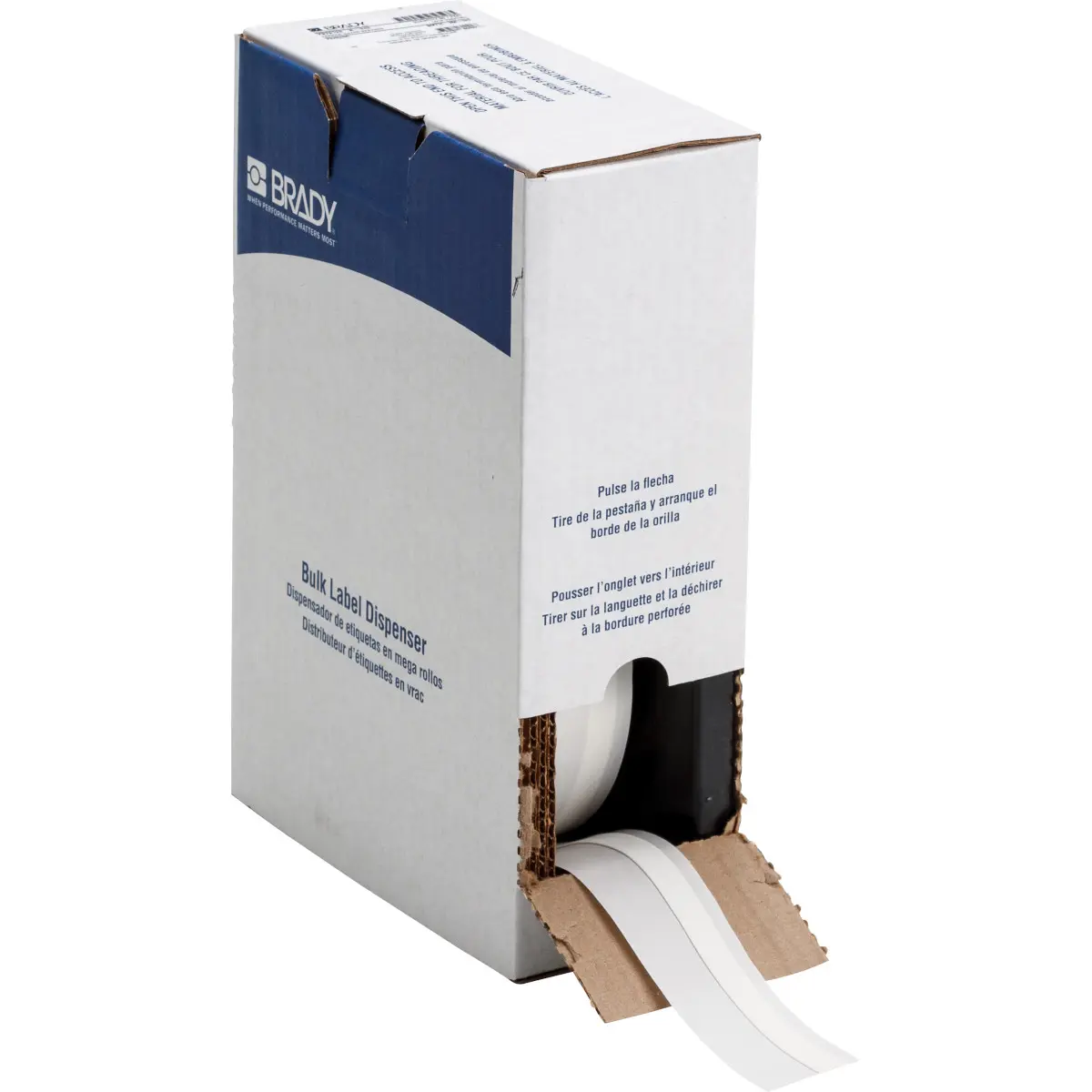 Produktfoto 1 von Brady Etikette auf Rolle B. 11.15 mm für BMP71, M710 1 Per Pack auf Weiß 15.24 m Wärmeschrumpfendes Polyolefin
