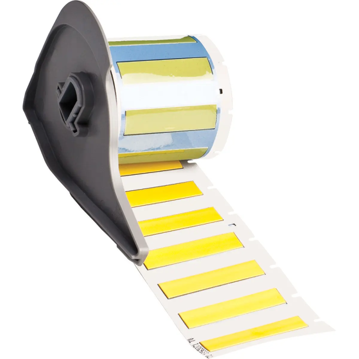 Produktfoto 1 von Brady Etikette auf Rolle B. 44.45 mm für BMP71, M710 100 Per Pack auf Gelb 11.15 mm Wärmeschrumpfendes Polyolefin