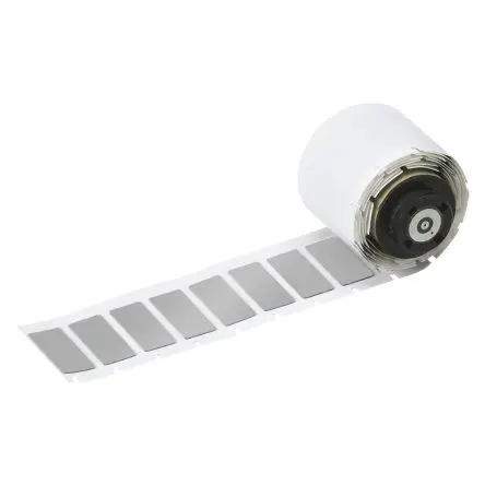 Produktfoto 1 von Brady Etikett B. 27.00 mm für BMP61, BMP71, M610, M611, M710 250 Per Pack auf Silber 12.45 mm Beschichtet