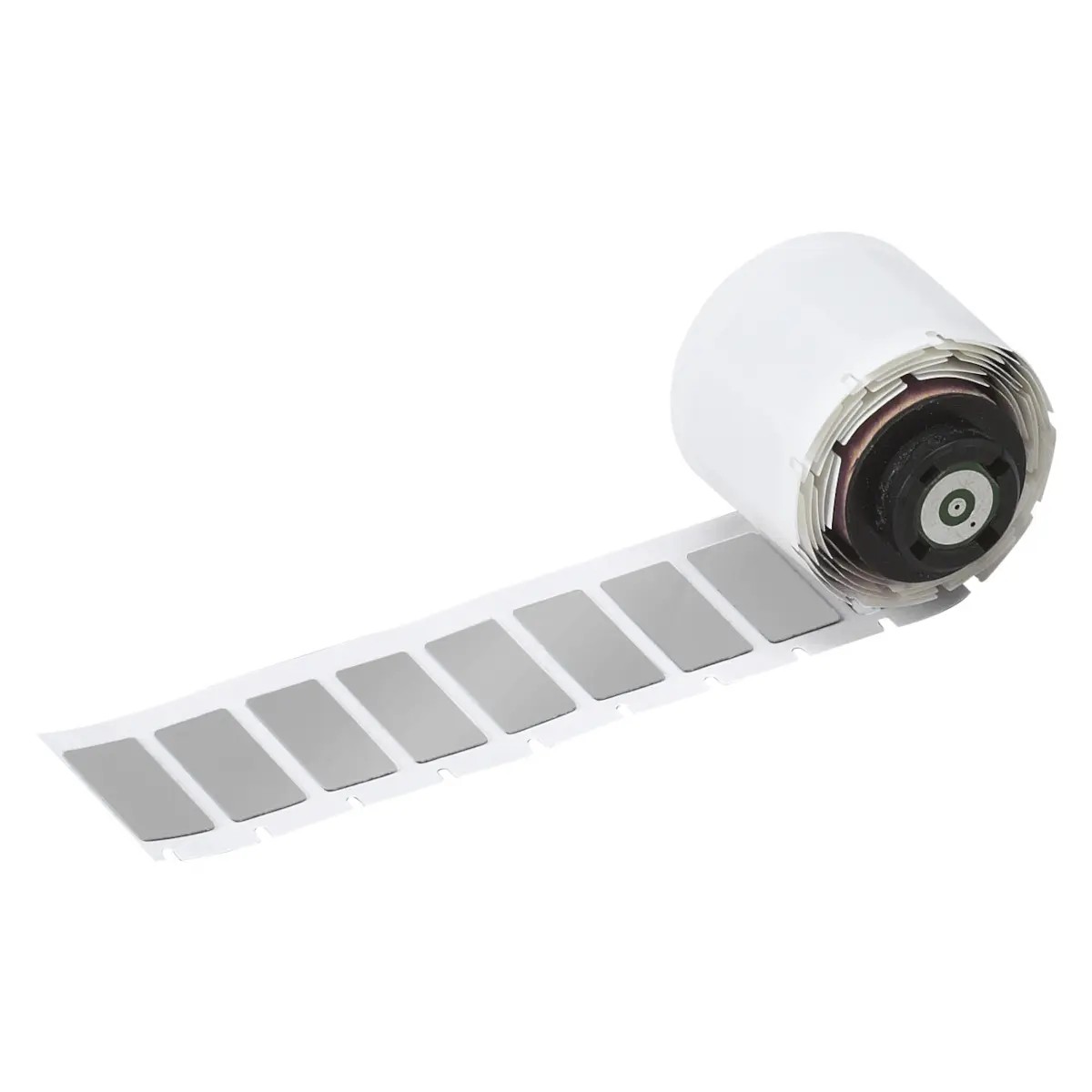 Produktfoto 1 von Brady Etikett B. 27.00 mm für BMP61, BMP71, M610, M611, M710 150 Per Pack auf Silber 15 mm Beschichtet