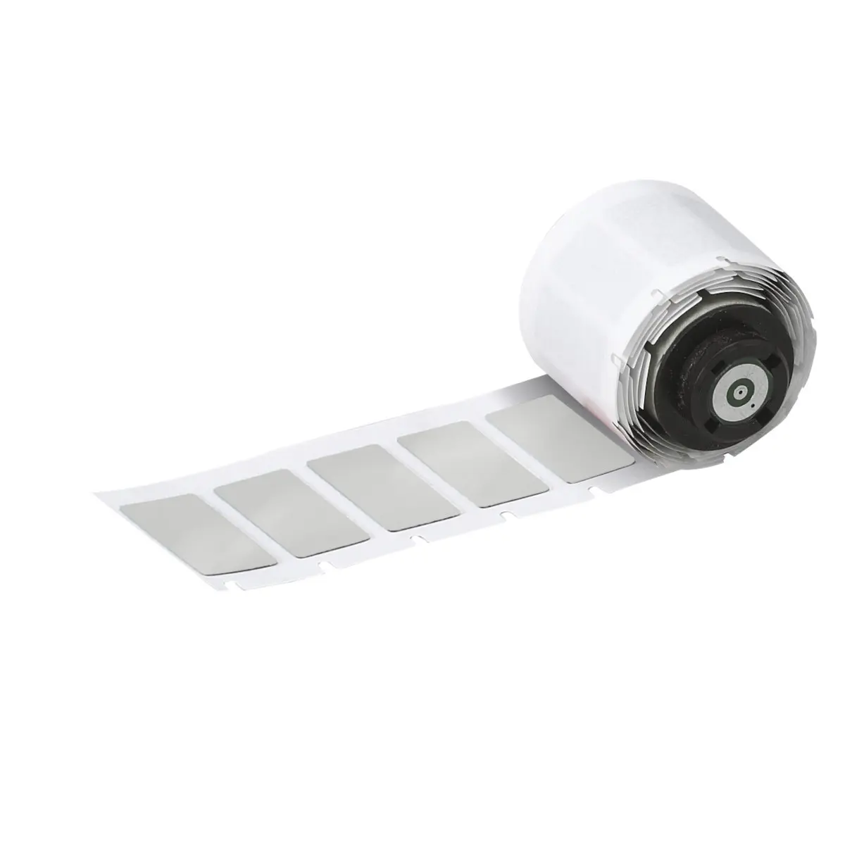 Produktfoto 1 von Brady Etikett B. 27.00 mm für BMP61, BMP71, M610, M611, M710 150 Per Pack auf Silber 18 mm Beschichtet
