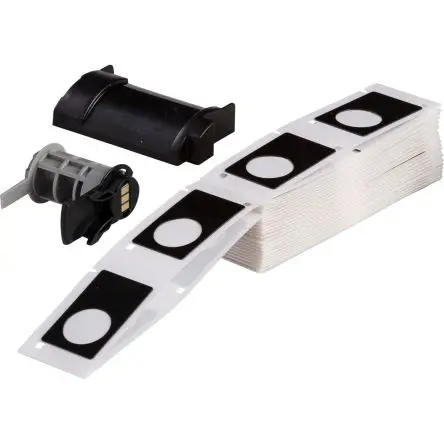 Brady Etikett B. 30 mm für BMP61, BMP71, M610, M611, M710 100 Per Pack auf Schwarz 40 mm Beschichtet