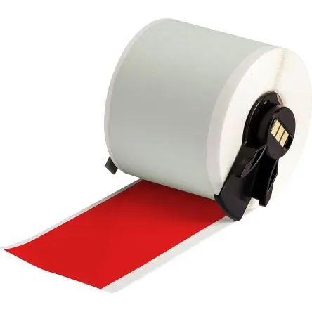 Produktfoto 1 von Brady Etikett B. 50.8 mm für BMP61, BMP71 (mit Medienadapter), M610, M611, M710 (mit Medienadapter) 1 Per Pack auf Rot