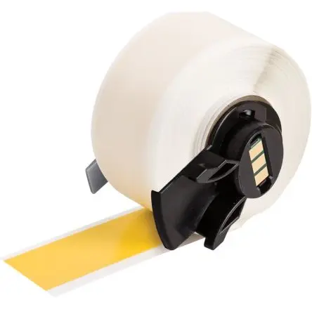Produktfoto 1 von Brady Etikett B. 12.7 mm für BMP61, BMP71 (mit Medienadapter), M610, M611, M710 (mit Medienadapter) 1 Per Pack auf Gelb