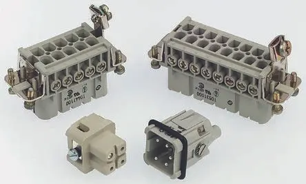 Produktfoto 1 von EPIC H-A Industrie-Steckverbinder Kontakteinsatz Buchse, 32-polig 10A, Kabel, Steckverbindereinsatz