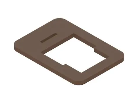 Produktfoto 1 von Hirschmann Flache Dichtung für Kabelbuchse Modell B Braun