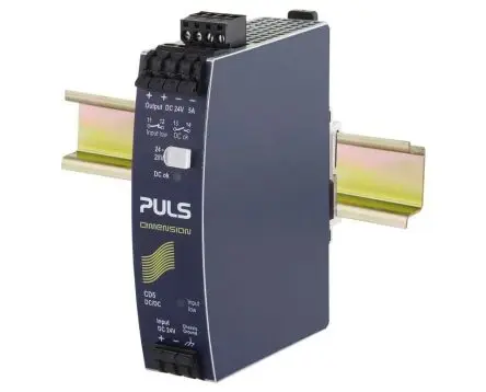 Produktfoto 1 von PULS CD5 DC/DC Konverter, 24V dc OUT 1.5 A DIN-Hutschiene 32.4V dc 1.5 kV 120 W -25 °C 70 °C