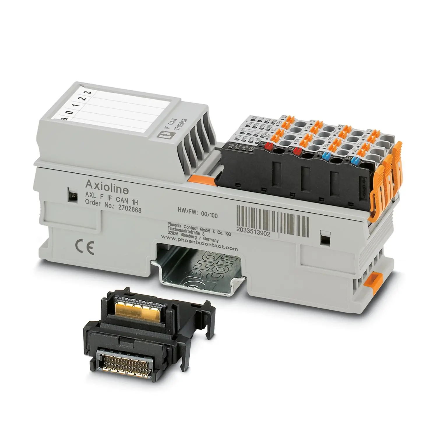 Produktfoto 1 von Phoenix Contact AXL F IF CAN 1H Kommunikationsmodul Digital Eingang  Digital Ausgang 5 V