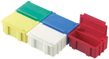 Produktfoto 1 von Licefa Kleinteilebox, ABS Rot, 21 mm x 42 mm x 29 mm