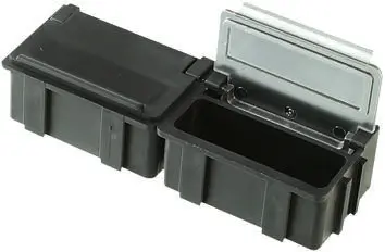 Produktfoto 1 von Licefa Kleinteilebox, ABS Klar, 21 mm x 42 mm x 15 mm