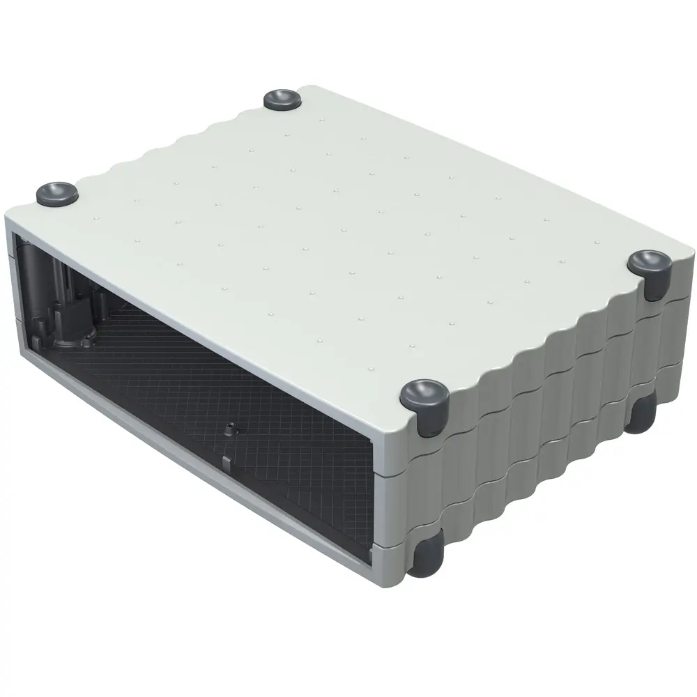 Produktfoto 1 von Rose Wavetronic Aluminium Pultgehäuse, Schwarz, 268 mm 101 mm, 324 mm, 2.7 kg