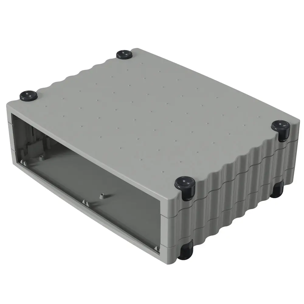 Rose Wavetronic Aluminium Pultgehäuse, Schwarz, Grau, 268 mm 101 mm, 324 mm, 2.7 kg