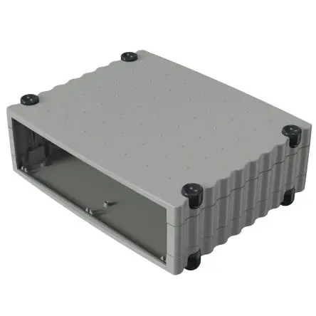 Rose Wavetronic Aluminium Pultgehäuse, Schwarz, Grau, 268 mm 101 mm, 324 mm, 2.7 kg