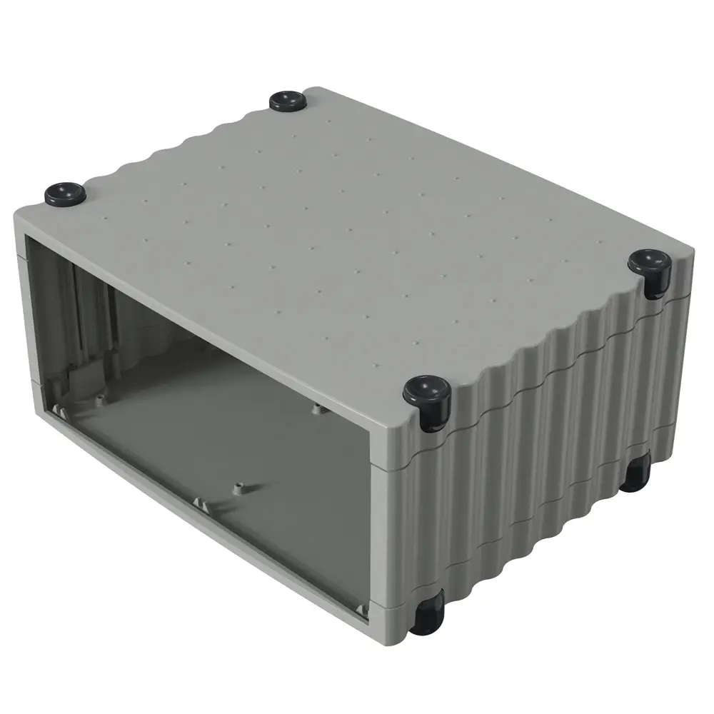 Produktfoto 1 von Rose Wavetronic Aluminium Pultgehäuse, Schwarz, 268 mm 147 mm, 324 mm, 3.1 kg