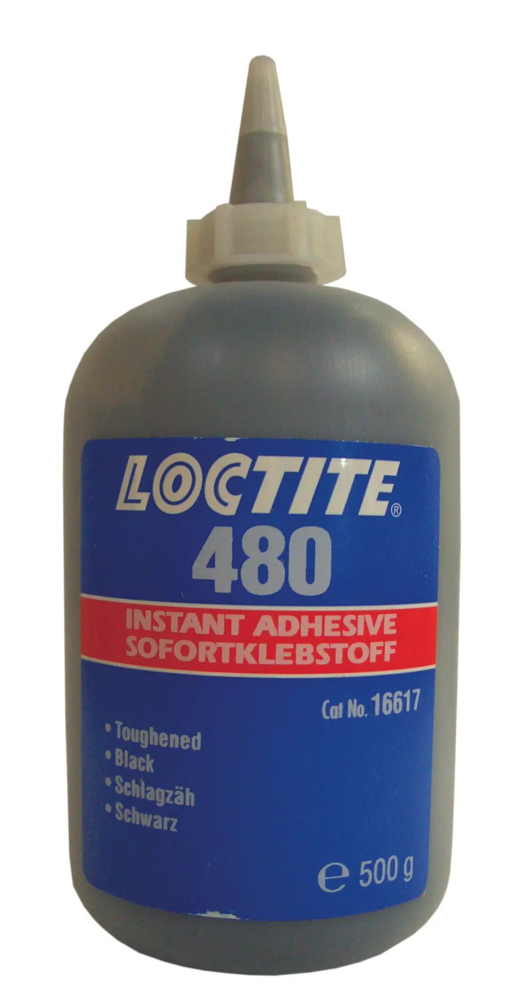 Produktfoto 1 von 480 Fügeklebstoff, Gering Flüssig Schwarz, Flasche 500 g, 0 → 120 °C