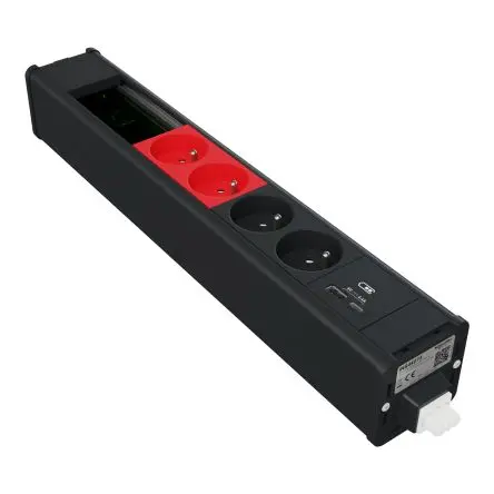 Produktfoto 1 von Schneider Electric Klinkenbuchse 421 x 64 x 64 mm Gerade Oberfläche Buchse Buchse 3.1A