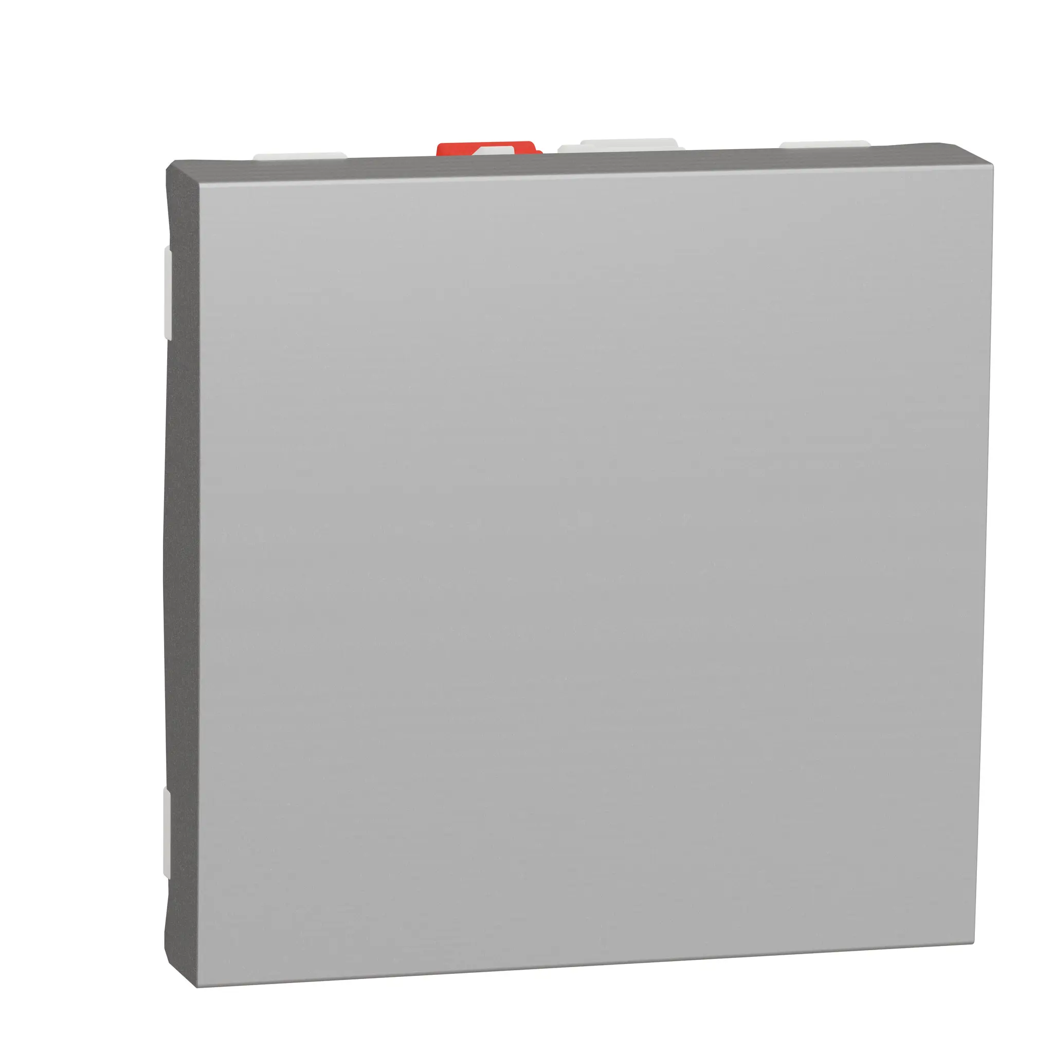 Produktfoto 1 von Schneider Electric New Unica SPDT Lichtschalter 1-teilig, 1-polig, 2 Wege Grau IP4X 10 A, Aluminium
