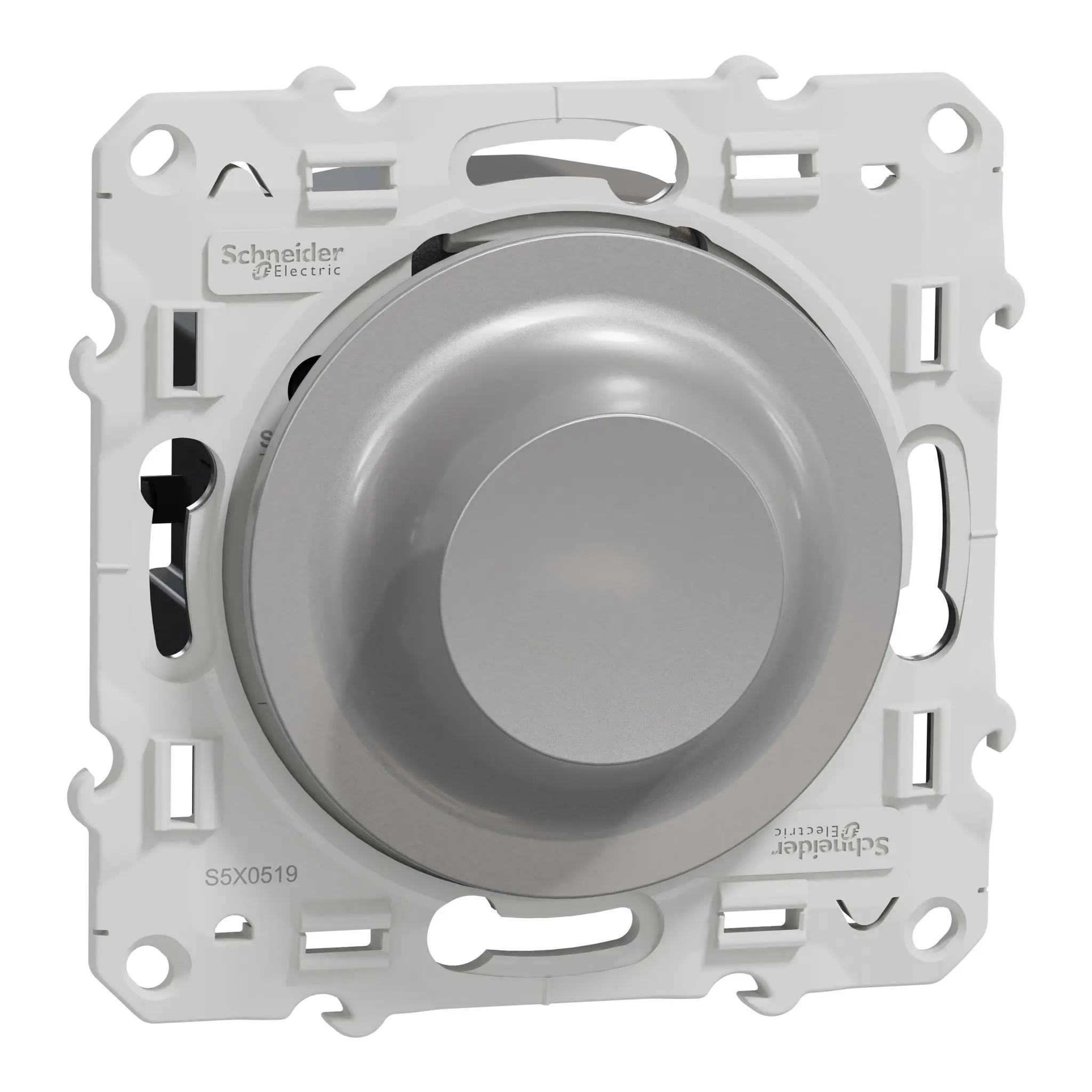 Produktfoto 1 von Schneider Electric Odace Lichtschalter 1-teilig, 1 Wege Grau IP20