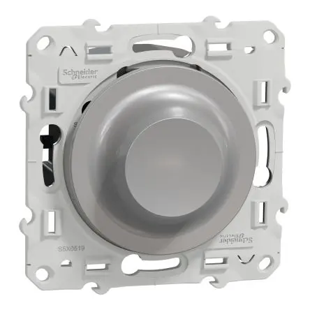 Produktfoto 1 von Schneider Electric Odace 2011 Lichtschalter 1-teilig, 1 Wege Grau IP20