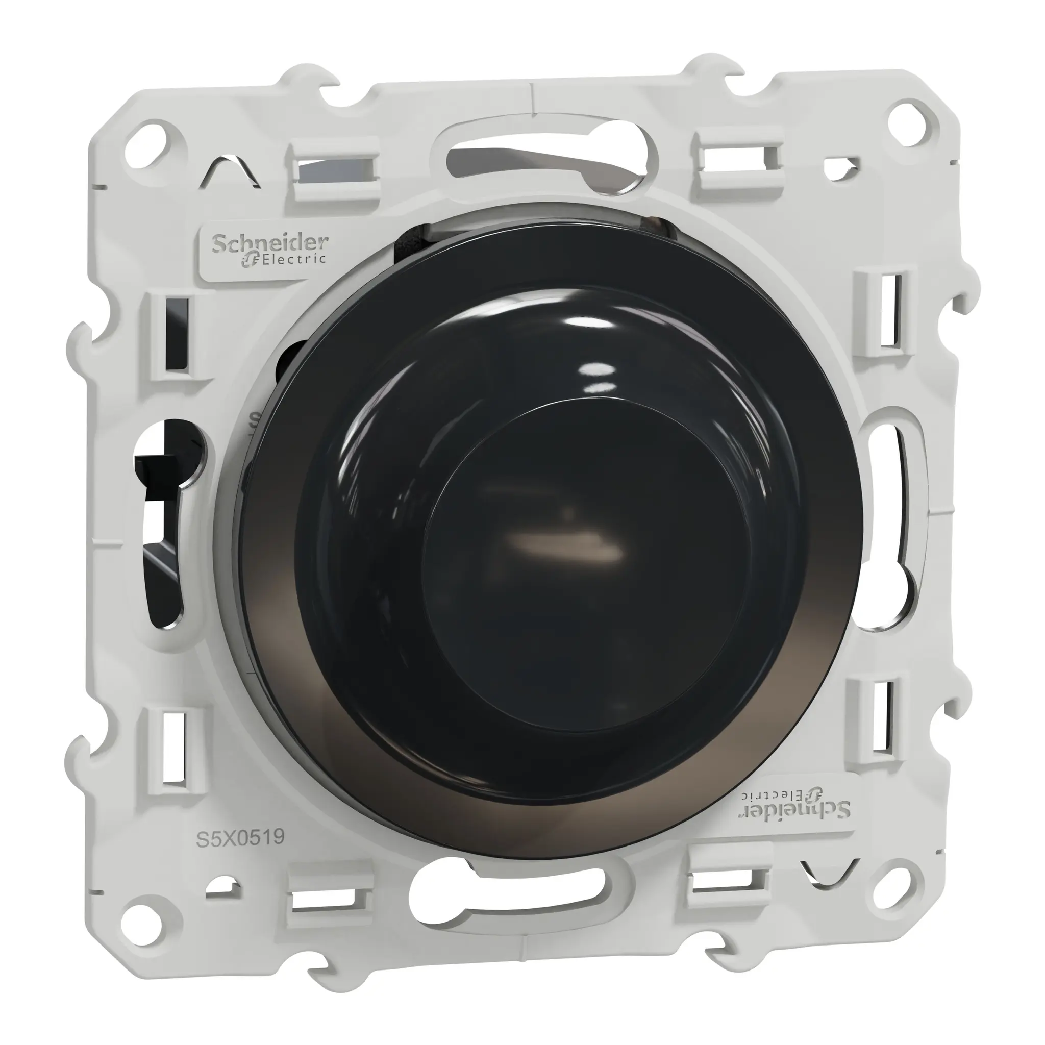Produktfoto 1 von Schneider Electric Odace Lichtschalter 1-teilig, 2 Wege Anthrazit IP20