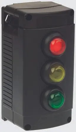 Produktfoto 1 von Bartec Tastend Drucktaste-Steuerstation Rot Thermoplast, IP67, IP66, 1 Kunststoff Schwarz Ø 22 mm