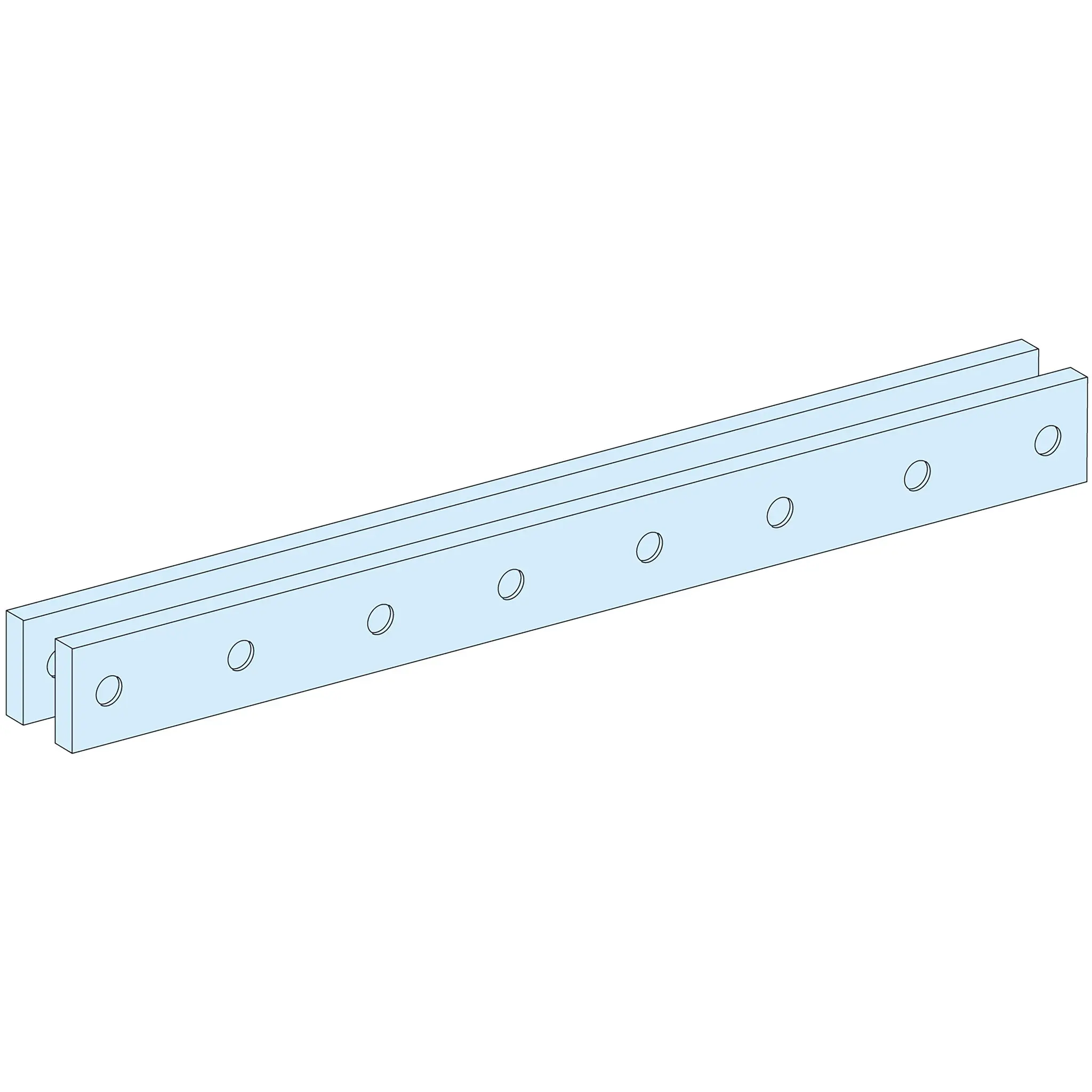 Produktfoto 1 von Schneider Electric Stromschiene, für Prisma iPM M-Gehäuse, PrismaSeT P-Gehäuse PrismaSeT P 40 mm 425 mm 25mm