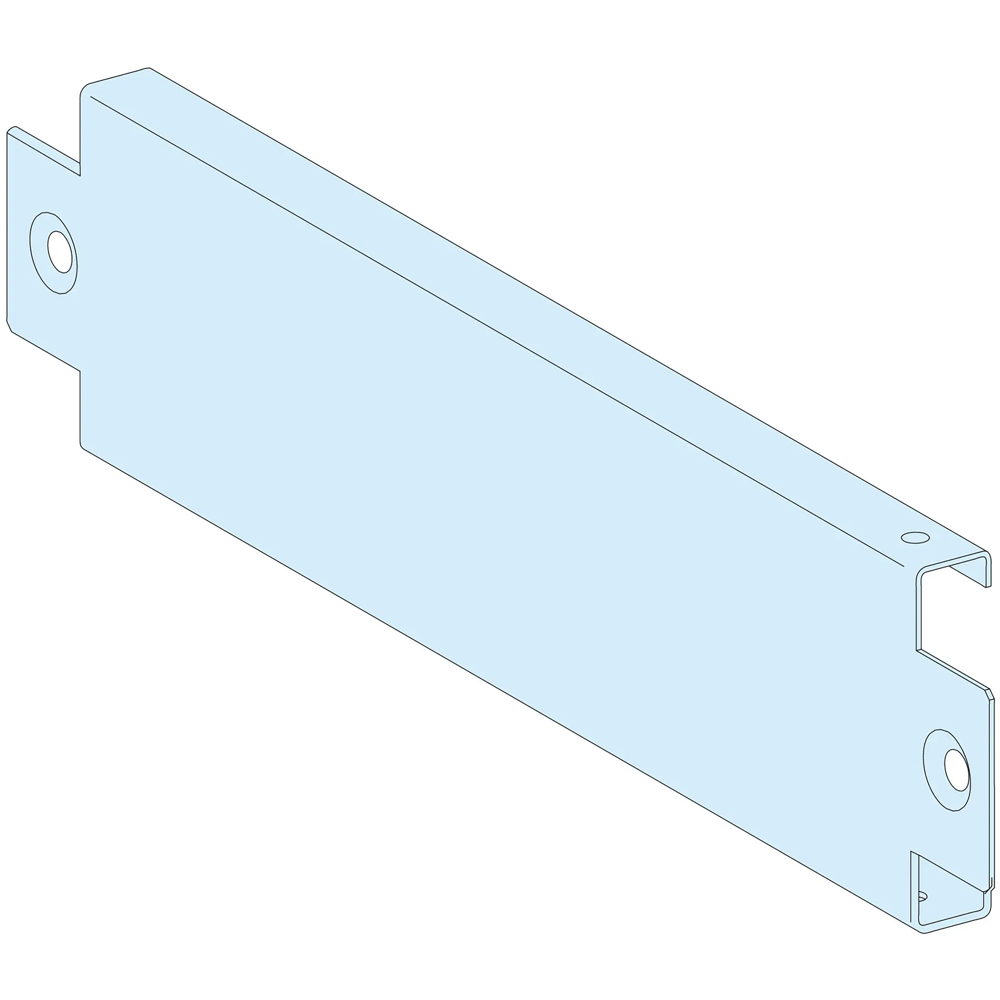 Produktfoto 1 von Schneider Electric Seitliche Paneele, 400 x 100mm, für IP31-Gehäuse, IP41-Gehäuse, PrismaSeT PrismaSeT P-Gehäuse