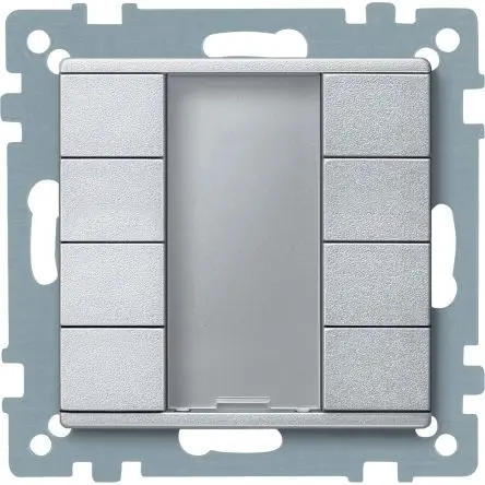 Produktfoto 1 von Schneider Electric KNX Lichtschalter 4-teilig Grau IP20, Kunststoff