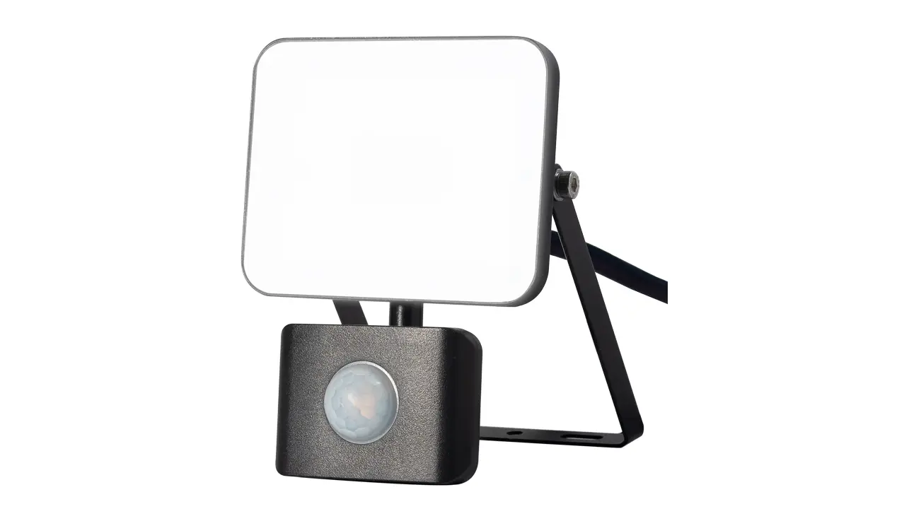 Produktfoto 1 von RS PRO iSpot LED-Flutlichter 1, 240V / 1050 lm Bewegungsmelder inkludiert, IP65