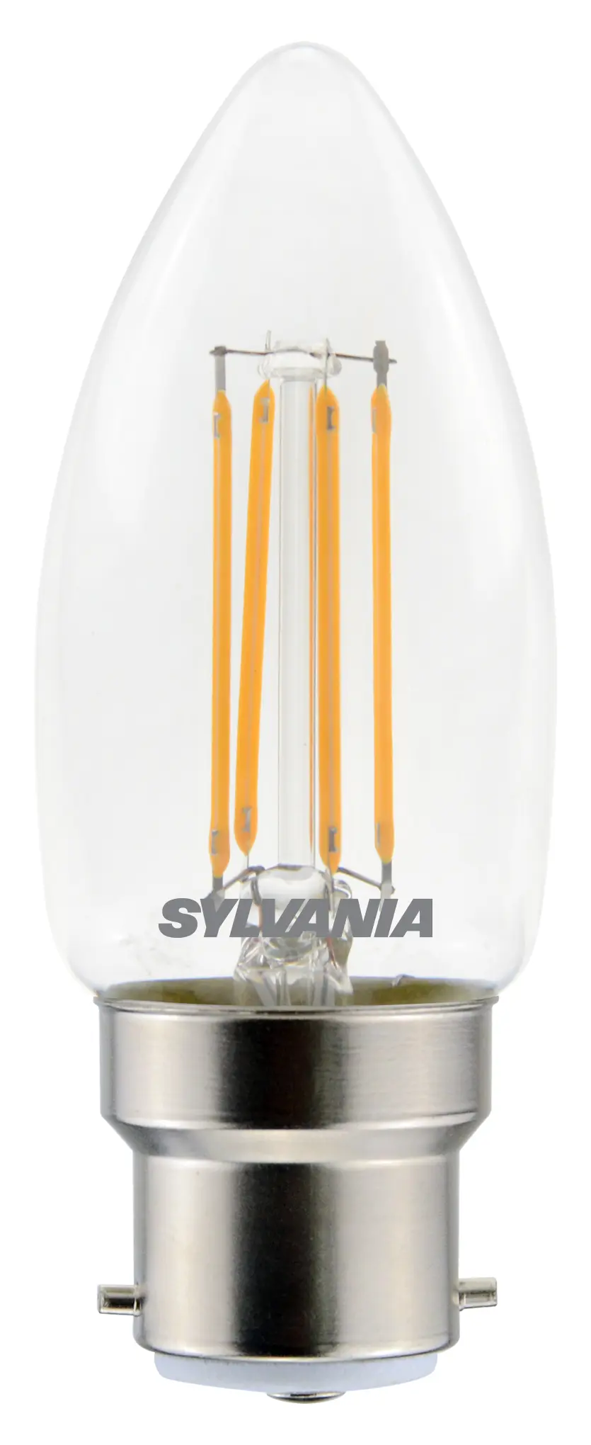 Produktfoto 1 von Sylvania ToLEDo Retro Candle LED-Birne Kerze dimmbar 4,5 W B22 Sockel 2700K Homelight